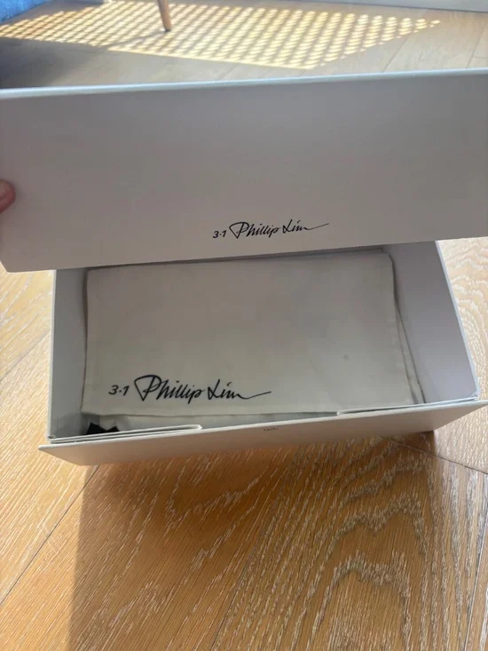 3.1 Phillip Lim Black Leather Block Heel Mule/Slip-On Open-Toe Sandal (7 US) - Picture 14 of 14